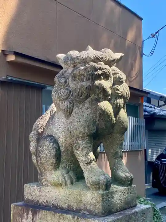 金井戸神社の狛犬