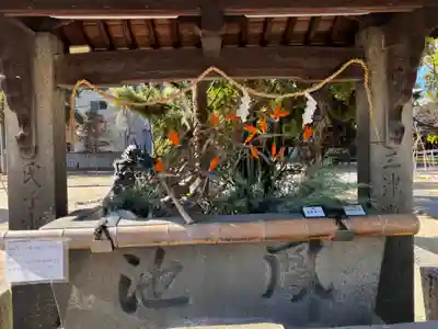 三津厳島神社の手水舎