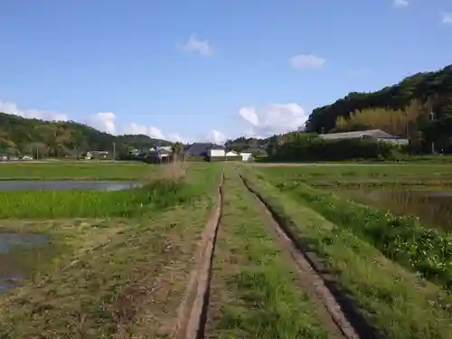 御船神社の景色