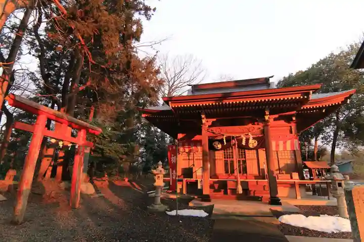 阿久津「田村神社」(郡山市阿久津町)旧社名:伊豆箱根三嶋三社の本殿・本堂