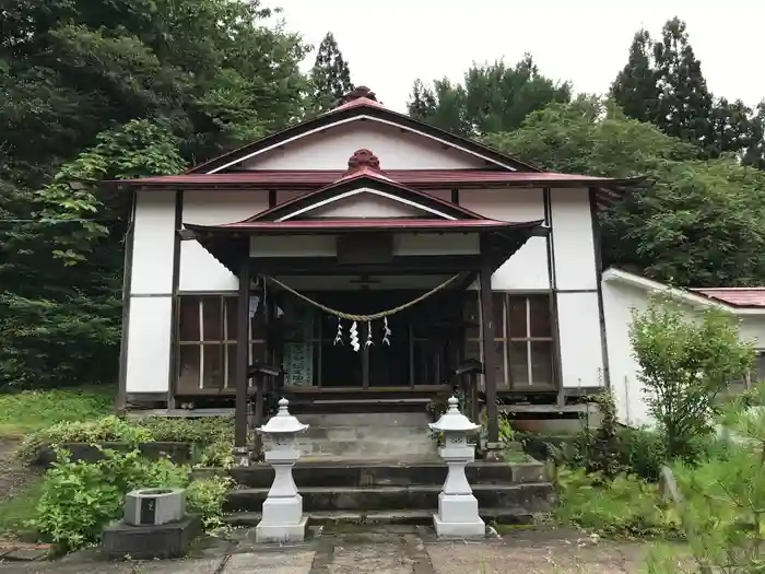 波宇志別神社里宮の本殿