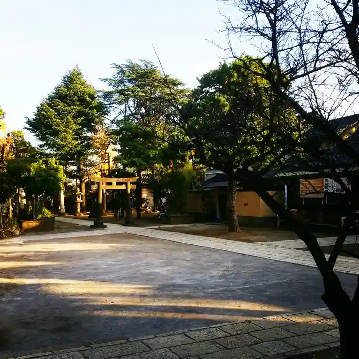 品川神社の庭園