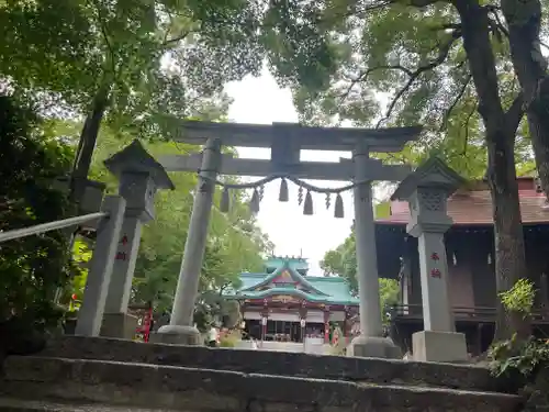 多摩川浅間神社の鳥居