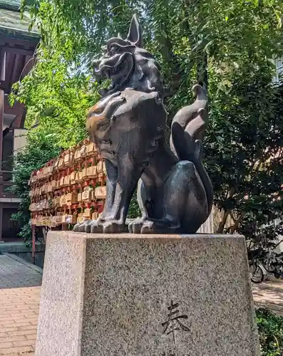 稲毛神社の狛犬