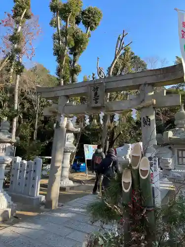 星田妙見宮の鳥居