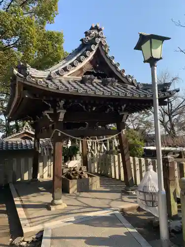 御首神社の手水舎