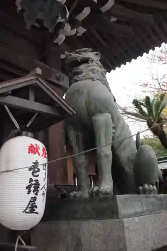 櫛田神社の狛犬