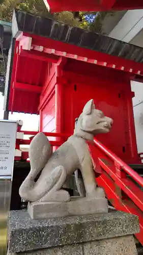 清水稲荷神社の狛犬