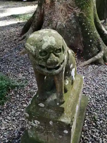 間々田八幡宮の狛犬