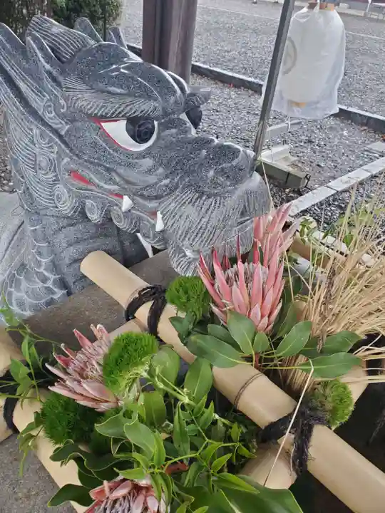 大歳神社の手水舎