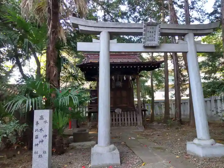 水稲荷神社の末社・摂社