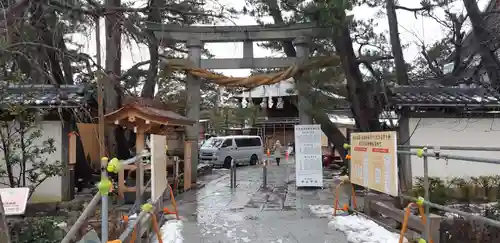 白山神社の鳥居