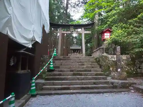 北口本宮冨士浅間神社の鳥居