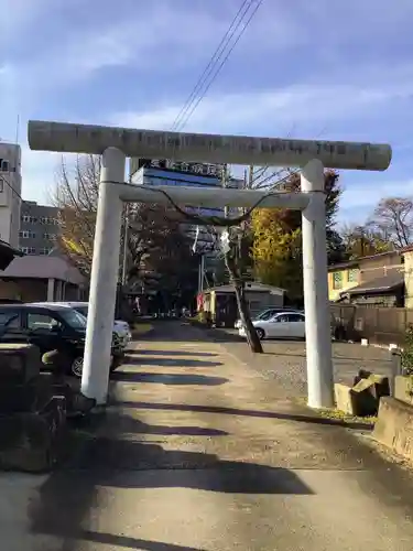 阿邪訶根神社の鳥居