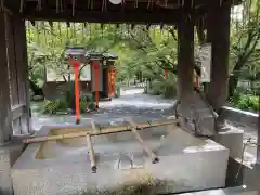 平野神社の手水