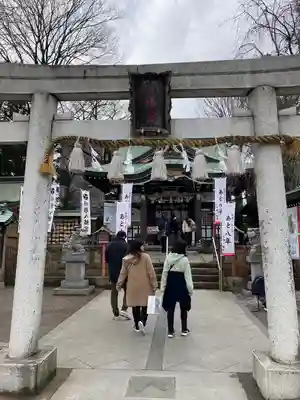 川越八幡宮の鳥居