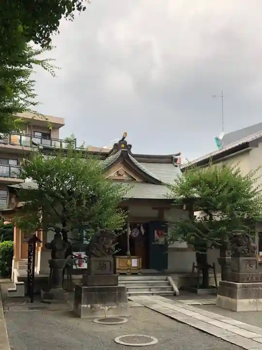 穏田神社の本殿・本堂