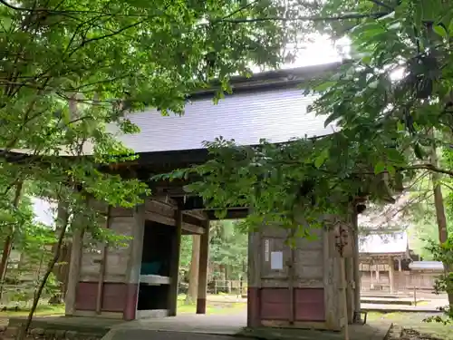 若狭彦神社（上社）の山門・神門
