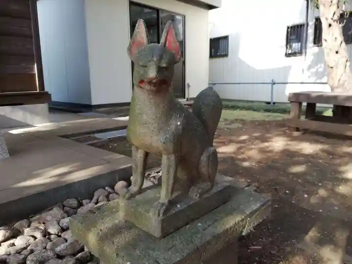 亀田森稲荷神社の狛犬