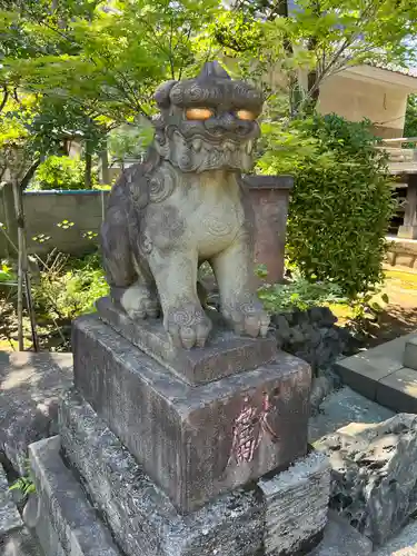 白山神社の狛犬