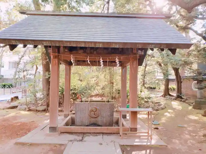 赤坂氷川神社の手水舎