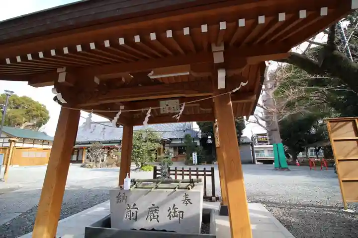 日枝神社の手水舎