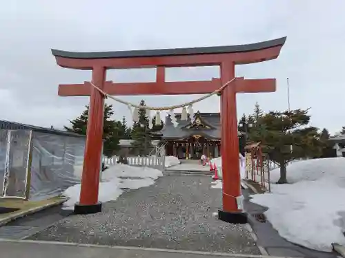 美瑛神社の鳥居