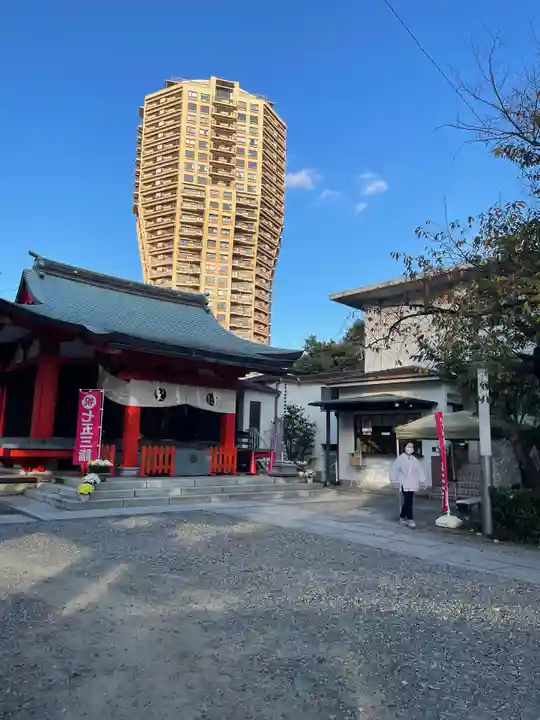 麻布氷川神社の本殿・本堂