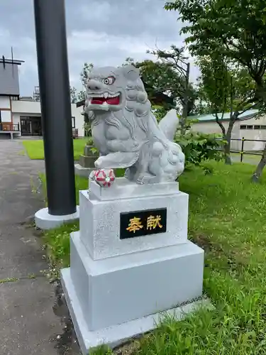 大楽毛神社の狛犬