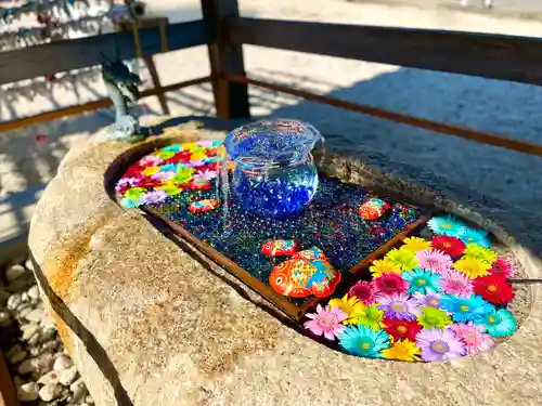 金井神社の手水舎