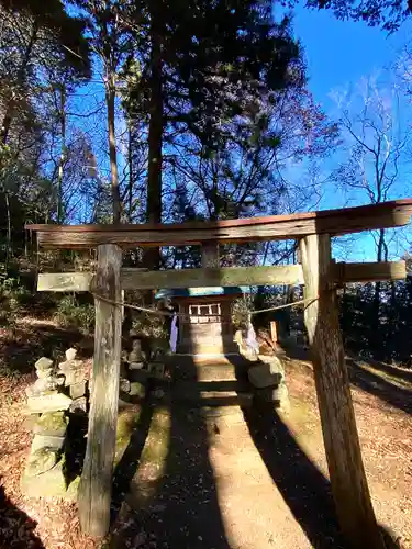 笹八木社(子檀嶺神社境内社)の鳥居