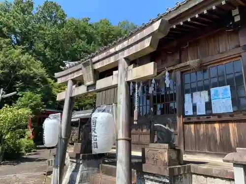 岐阜稲荷山本社の鳥居