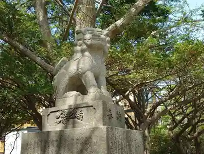 中嶋神社の狛犬