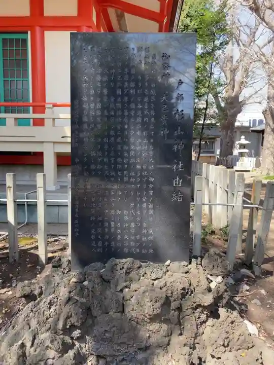 戸部杉山神社の歴史