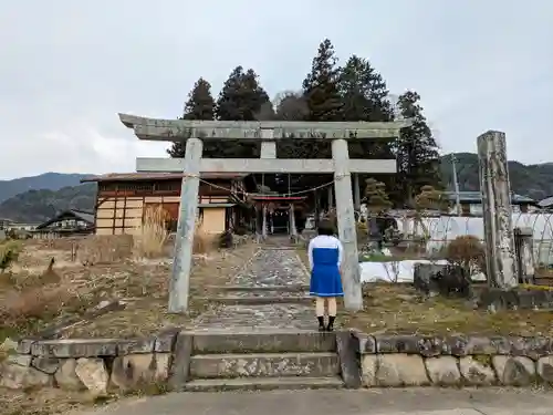 矢抜神社の鳥居