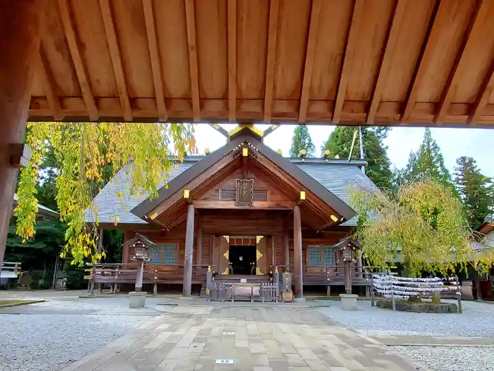 開成山大神宮の本殿・本堂