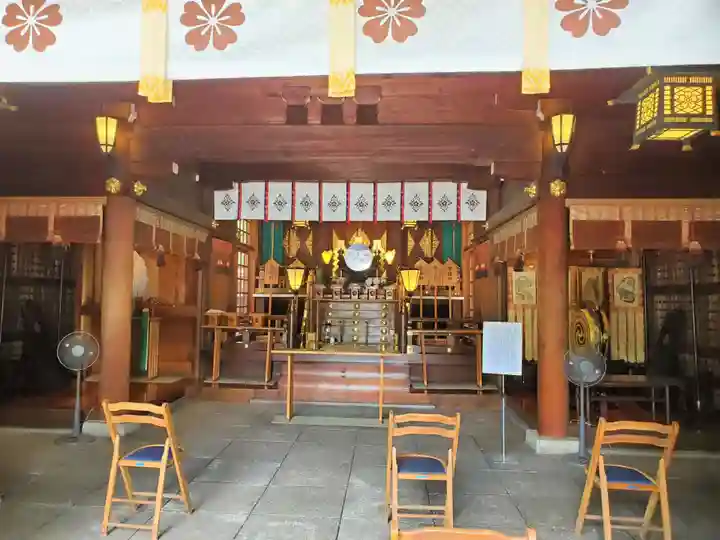 兵庫縣姫路護國神社の本殿・本堂