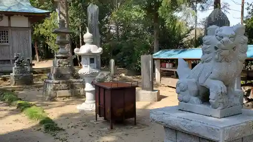 武射神社の狛犬