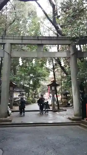 道野辺八幡宮の鳥居