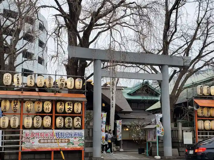 波除神社(波除稲荷神社)の鳥居