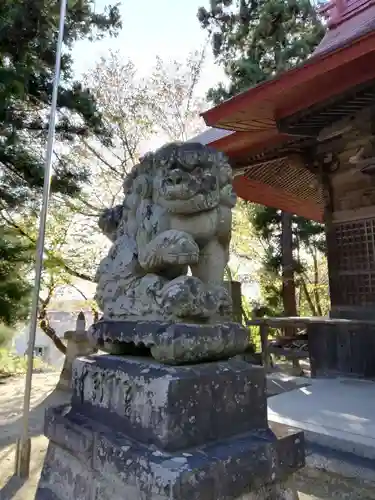 隠津島神社の狛犬