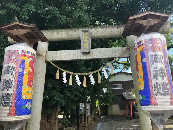 龍ケ崎八坂神社の鳥居