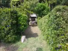 神社(名称不明)の周辺