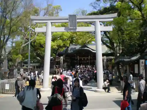 石切劔箭神社の鳥居