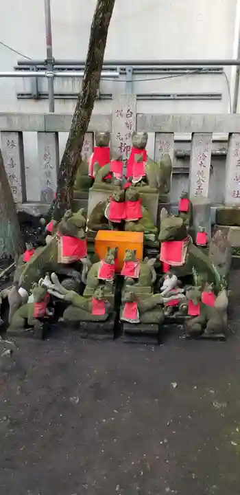 笠間稲荷神社 東京別社の狛犬