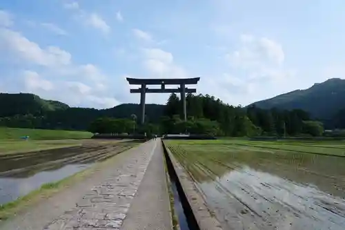 大斎原（熊野本宮大社旧社地）の鳥居