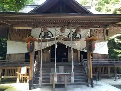 阿伎留神社の本殿・本堂