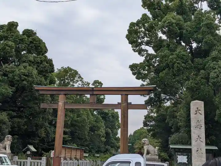 和泉國一之宮 大鳥大社の鳥居