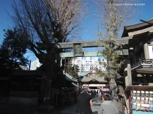 湯島天満宮の鳥居