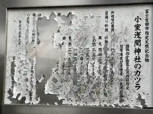 小室浅間神社(山梨県)